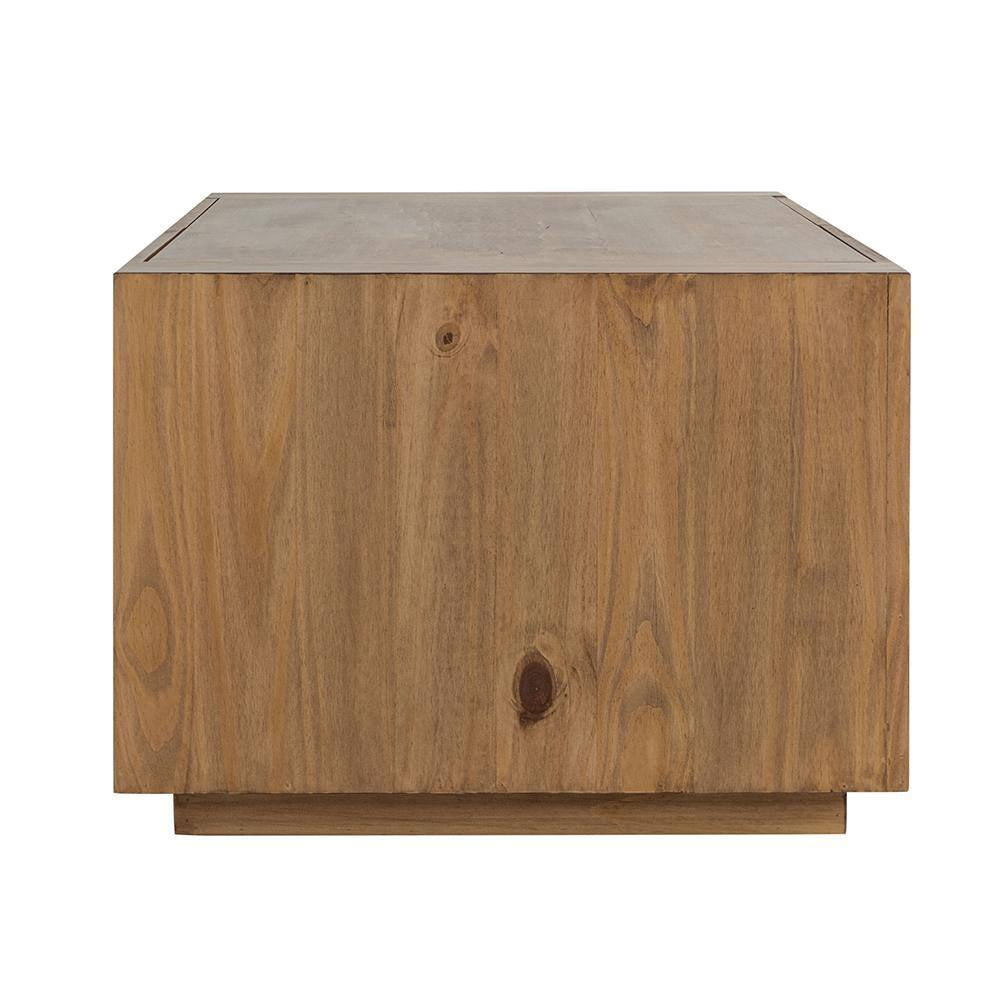 Harlan 50 In. Oak Rectangle Wood Coffee Table
