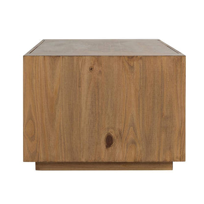 Harlan 50 In. Oak Rectangle Wood Coffee Table