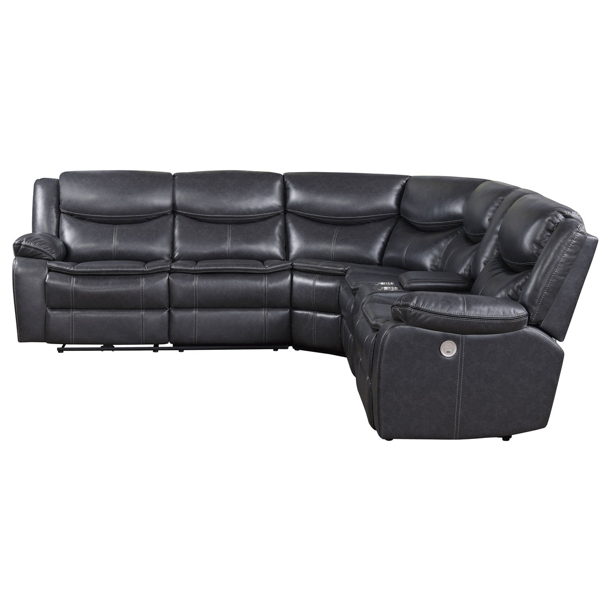 Salerno Power Reclining Sectional Sofa