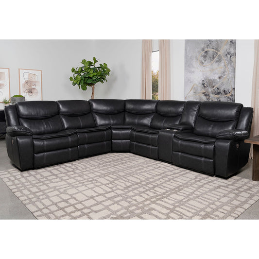 Salerno Power Reclining Sectional Sofa