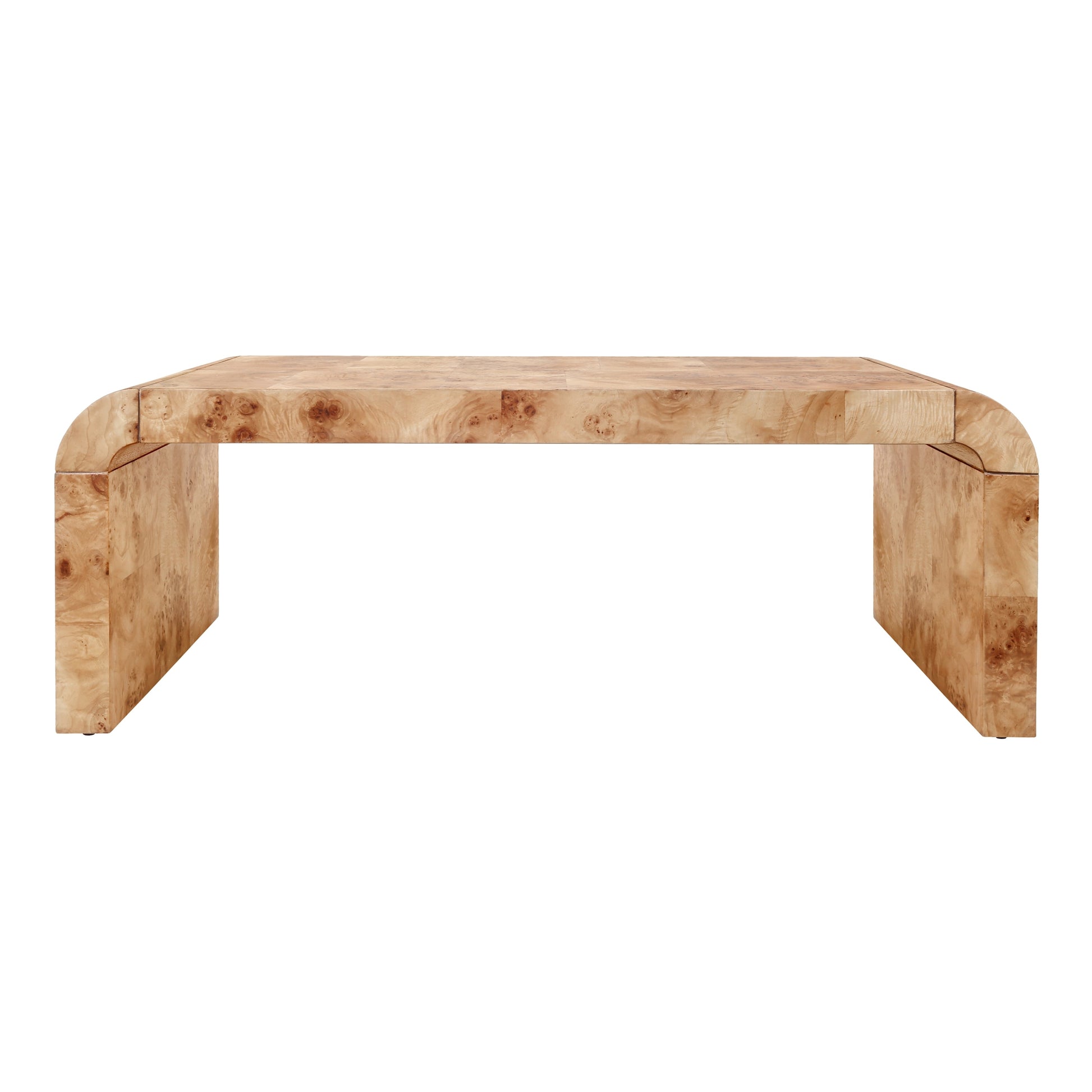 NPD Furniture Adriel Burl Wood Coffee Table