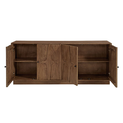 Veda 72" Mango Wood Sideboard Cabinet by Modway