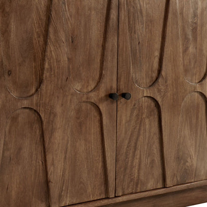 Veda 72" Mango Wood Sideboard Cabinet by Modway