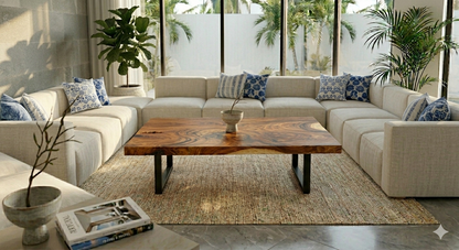Suar Slab Coffee Table 60" X 35"