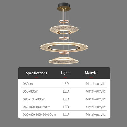 Living Room Pendant Light Duplex Staircase Pendant Light Villa for Dining Table Hanging Lamp Living Room Chandelier