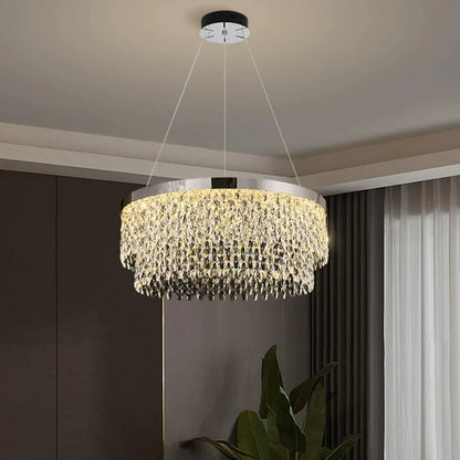 Luxury Crystal Chandelier Light Ceiling Hanging Lamps Home Decoration Dining Room Chandeliers Lights Lighting for Living Room