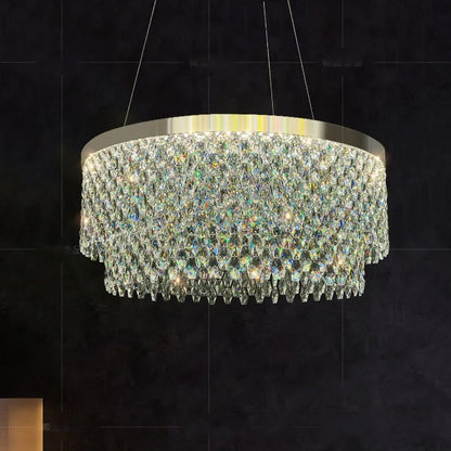 Luxury Crystal Chandelier Light Ceiling Hanging Lamps Home Decoration Dining Room Chandeliers Lights Lighting for Living Room